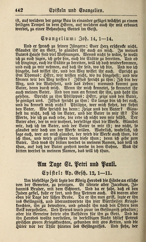 Kirchen-Gesangbuch: für Evangelisch-Lutherische Gemeinden ungeänderter Aubsburgischer Confession page 442