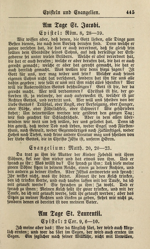 Kirchen-Gesangbuch: für Evangelisch-Lutherische Gemeinden ungeänderter Aubsburgischer Confession page 445