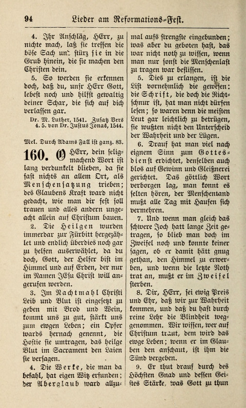 Kirchen-Gesangbuch: für Evangelisch-Lutherische Gemeinden ungeänderter Aubsburgischer Confession page 94