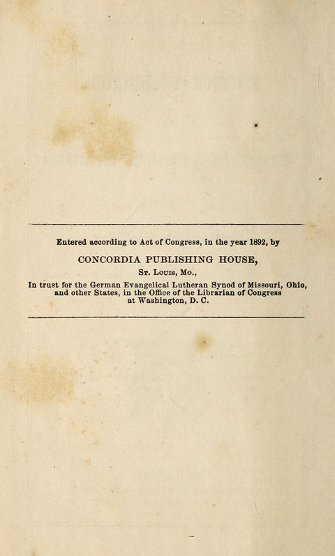 Kirchen-Gesangbuch: für Evangelisch-Lutherische Gemeinden ungeänderter Aubsburgischer Confession page v