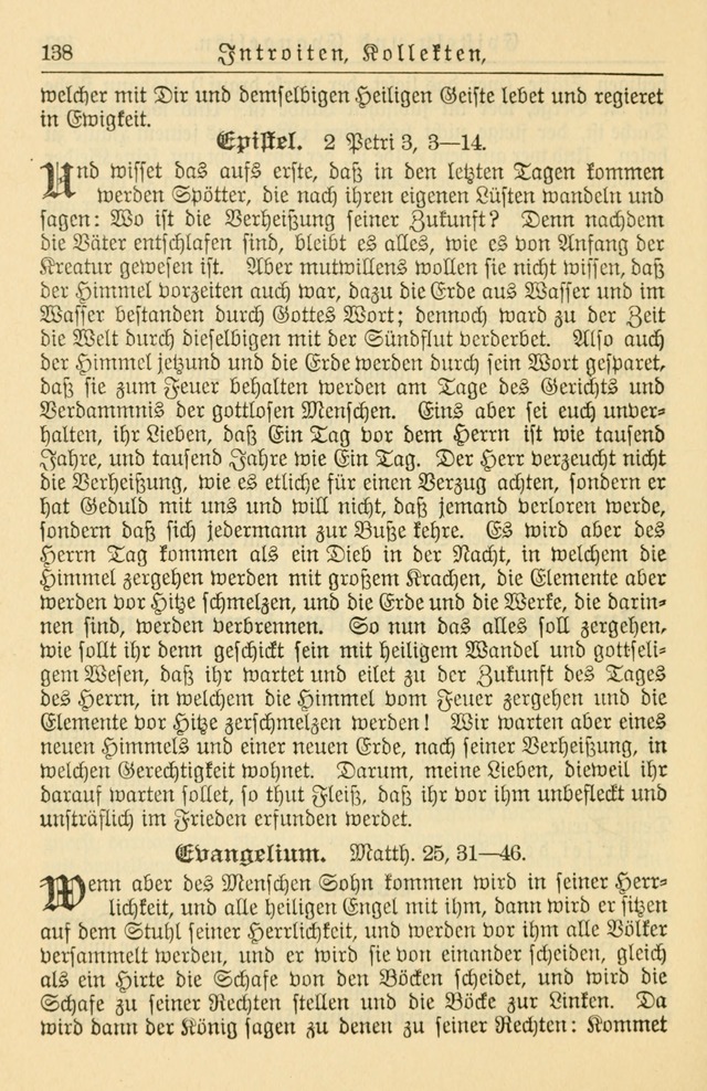 Kirchenbuch für Evangelisch-Lutherische Gemeinden page 138