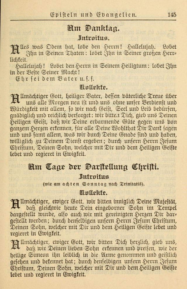 Kirchenbuch für Evangelisch-Lutherische Gemeinden page 145