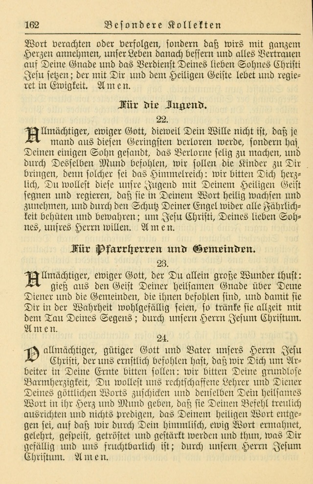 Kirchenbuch für Evangelisch-Lutherische Gemeinden page 162