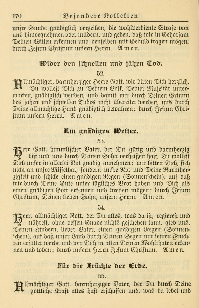 Kirchenbuch für Evangelisch-Lutherische Gemeinden page 170