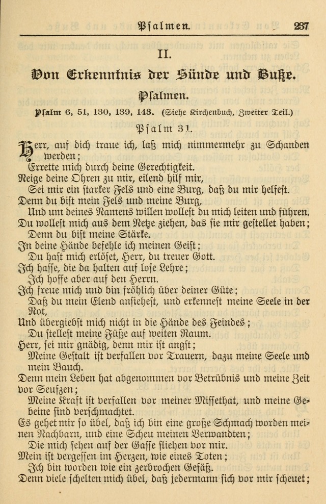 Kirchenbuch für Evangelisch-Lutherische Gemeinden page 237