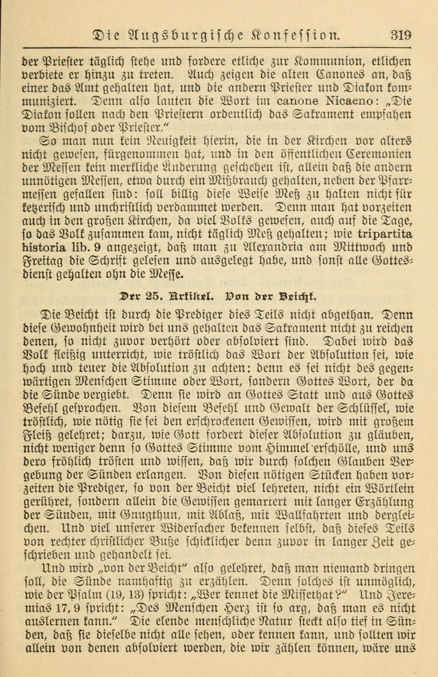 Kirchenbuch für Evangelisch-Lutherische Gemeinden page 319