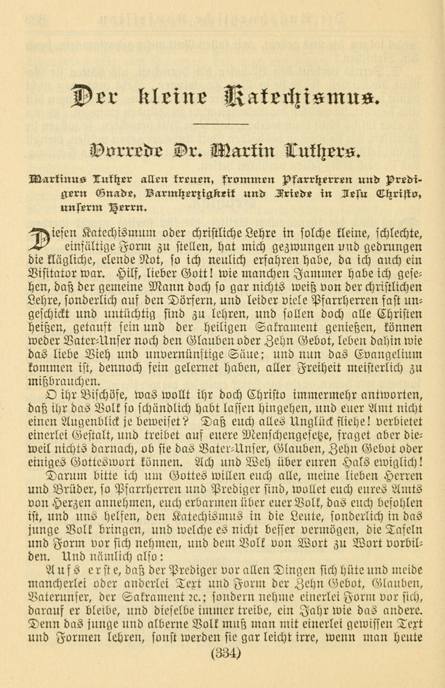 Kirchenbuch für Evangelisch-Lutherische Gemeinden page 334