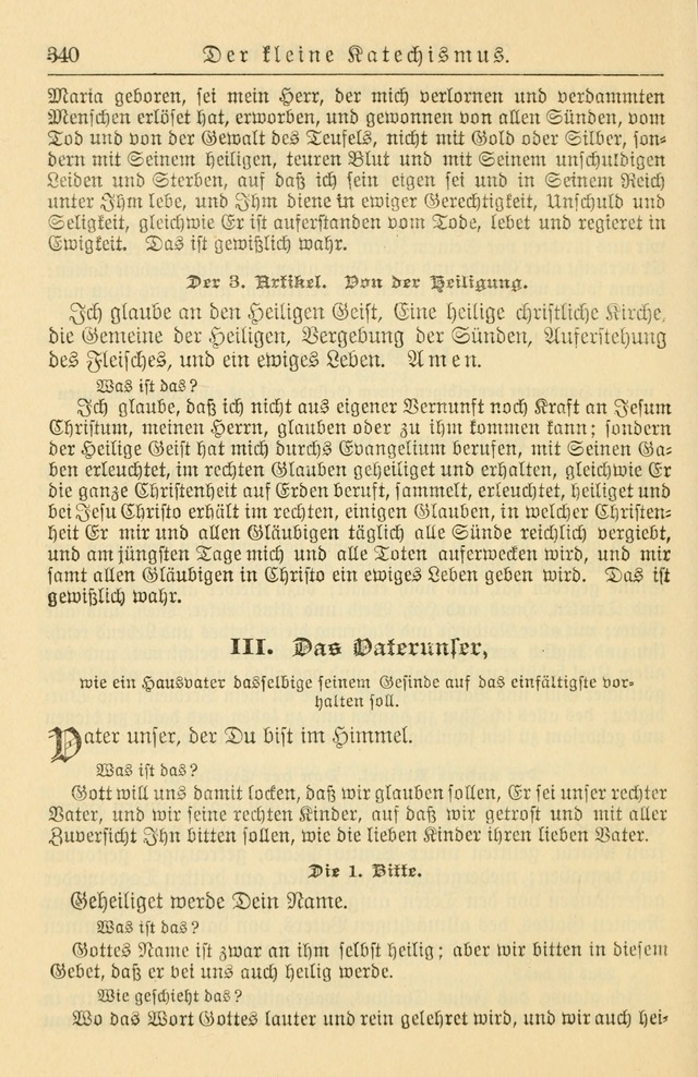 Kirchenbuch für Evangelisch-Lutherische Gemeinden page 340