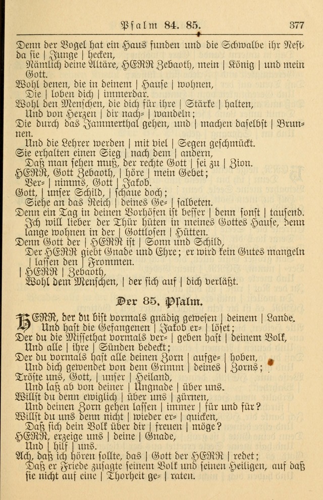 Kirchenbuch für Evangelisch-Lutherische Gemeinden page 377