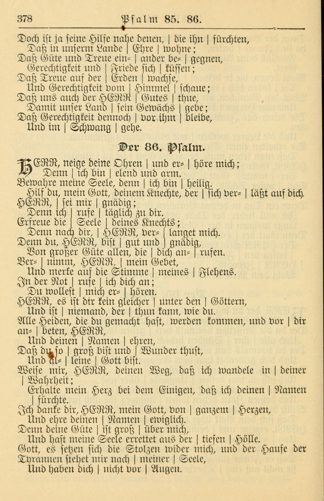 Kirchenbuch für Evangelisch-Lutherische Gemeinden page 378