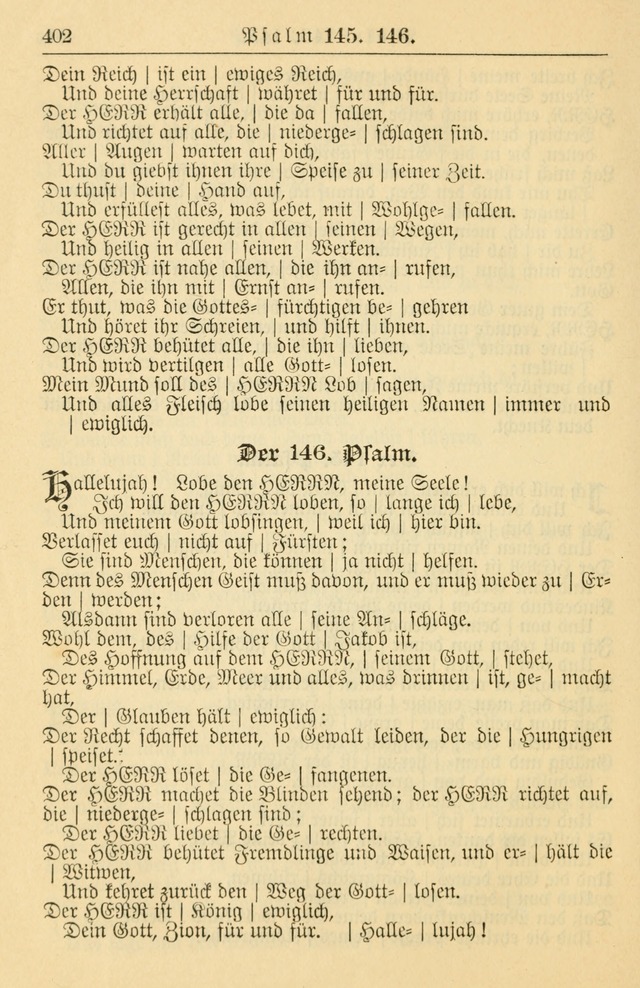 Kirchenbuch für Evangelisch-Lutherische Gemeinden page 402