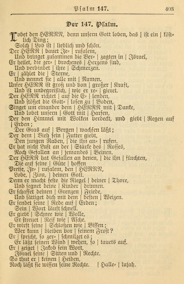 Kirchenbuch für Evangelisch-Lutherische Gemeinden page 403