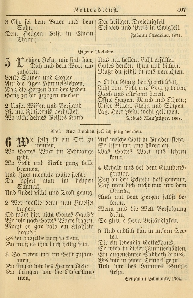 Kirchenbuch für Evangelisch-Lutherische Gemeinden page 407