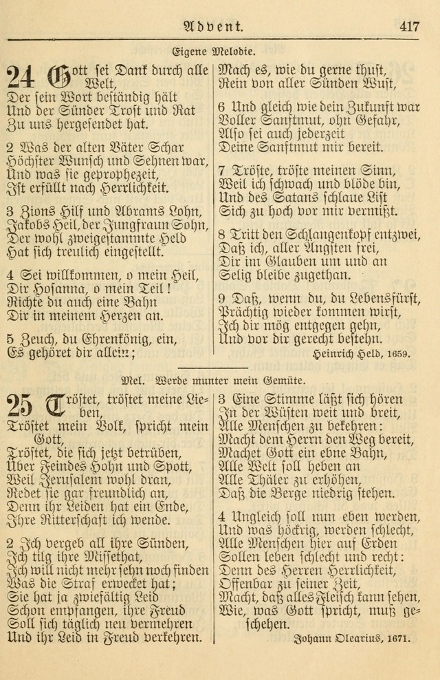 Kirchenbuch für Evangelisch-Lutherische Gemeinden page 417