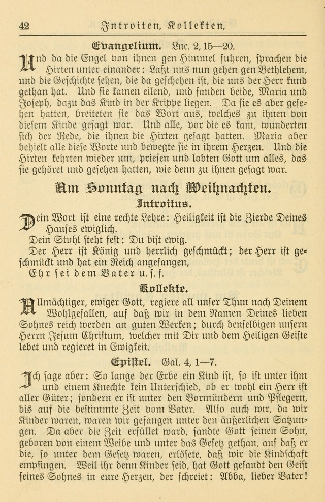 Kirchenbuch für Evangelisch-Lutherische Gemeinden page 42