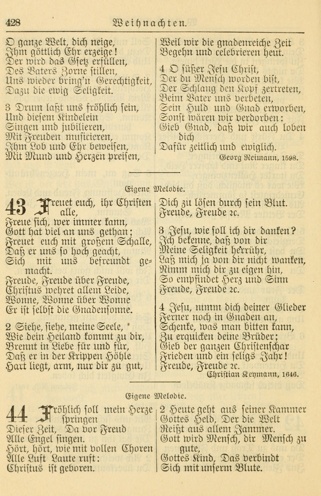 Kirchenbuch für Evangelisch-Lutherische Gemeinden page 428