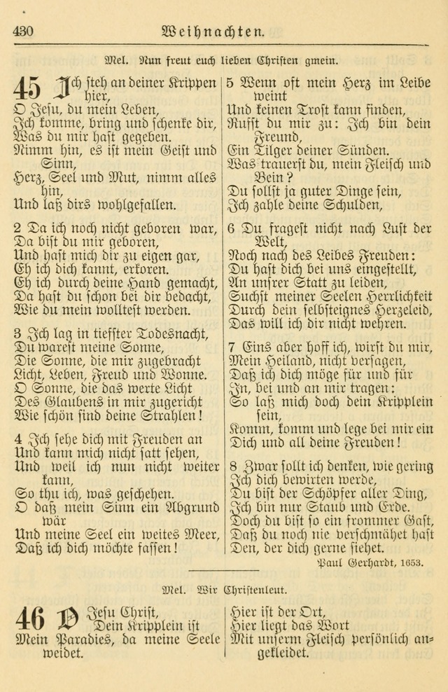 Kirchenbuch für Evangelisch-Lutherische Gemeinden page 430