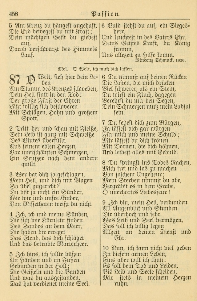 Kirchenbuch für Evangelisch-Lutherische Gemeinden page 458