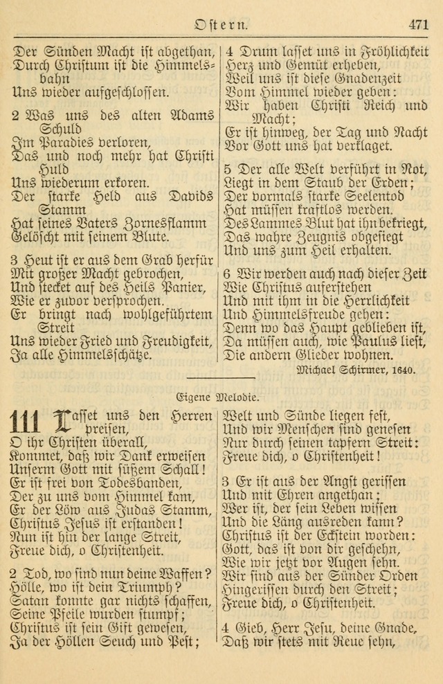 Kirchenbuch für Evangelisch-Lutherische Gemeinden page 471