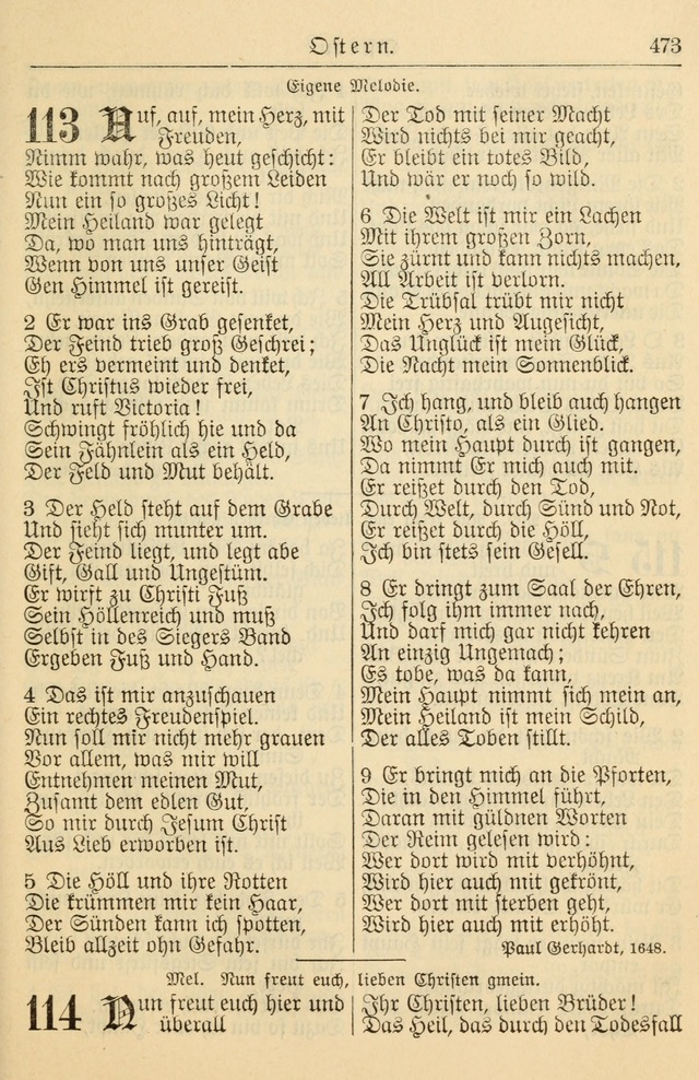 Kirchenbuch für Evangelisch-Lutherische Gemeinden page 473