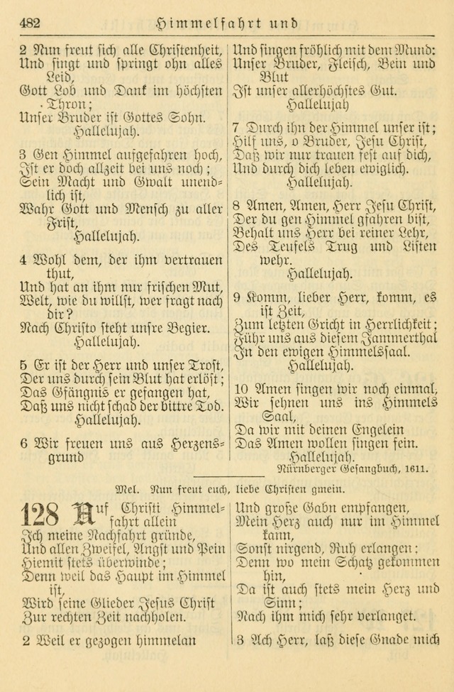 Kirchenbuch für Evangelisch-Lutherische Gemeinden page 482