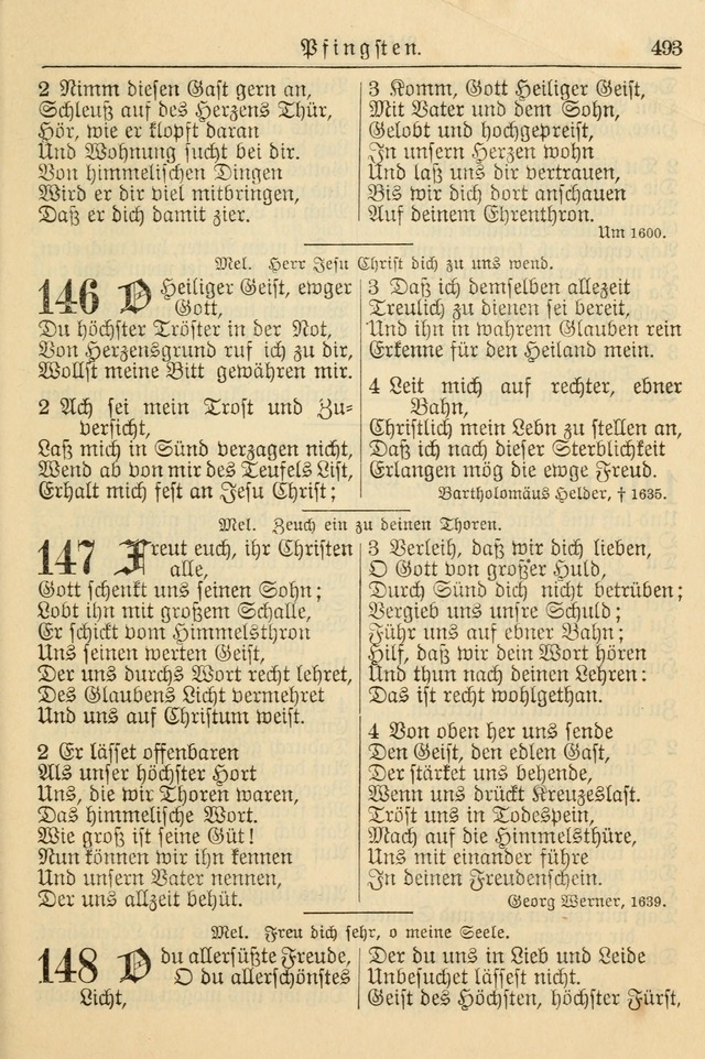 Kirchenbuch für Evangelisch-Lutherische Gemeinden page 493