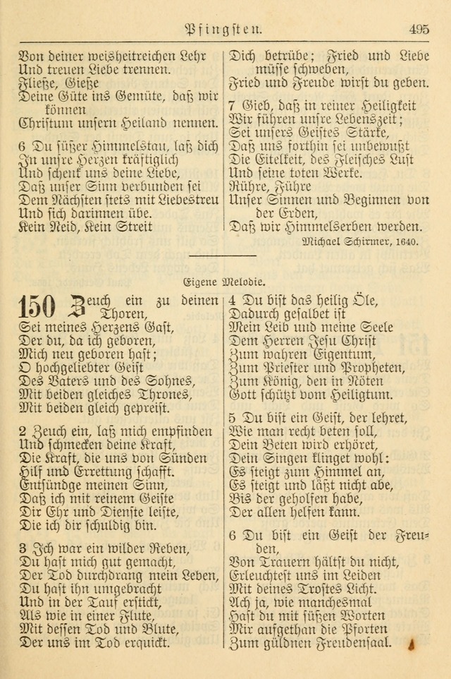 Kirchenbuch für Evangelisch-Lutherische Gemeinden page 495