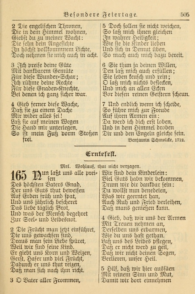 Kirchenbuch für Evangelisch-Lutherische Gemeinden page 505