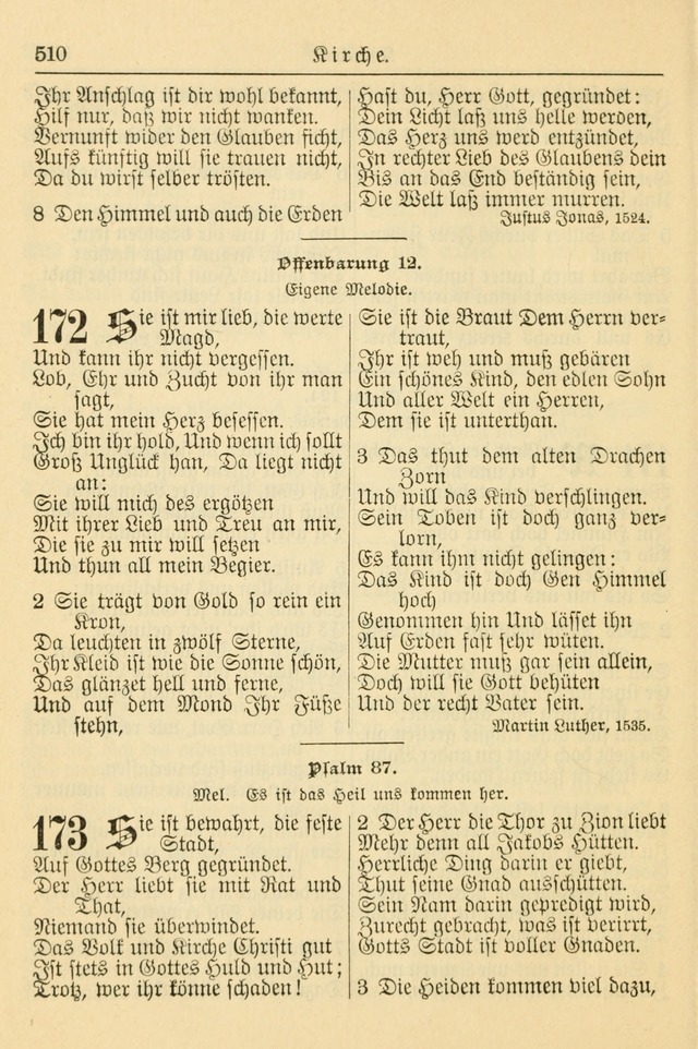 Kirchenbuch für Evangelisch-Lutherische Gemeinden page 510