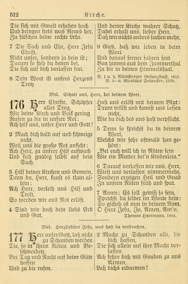 Kirchenbuch für Evangelisch-Lutherische Gemeinden page 512