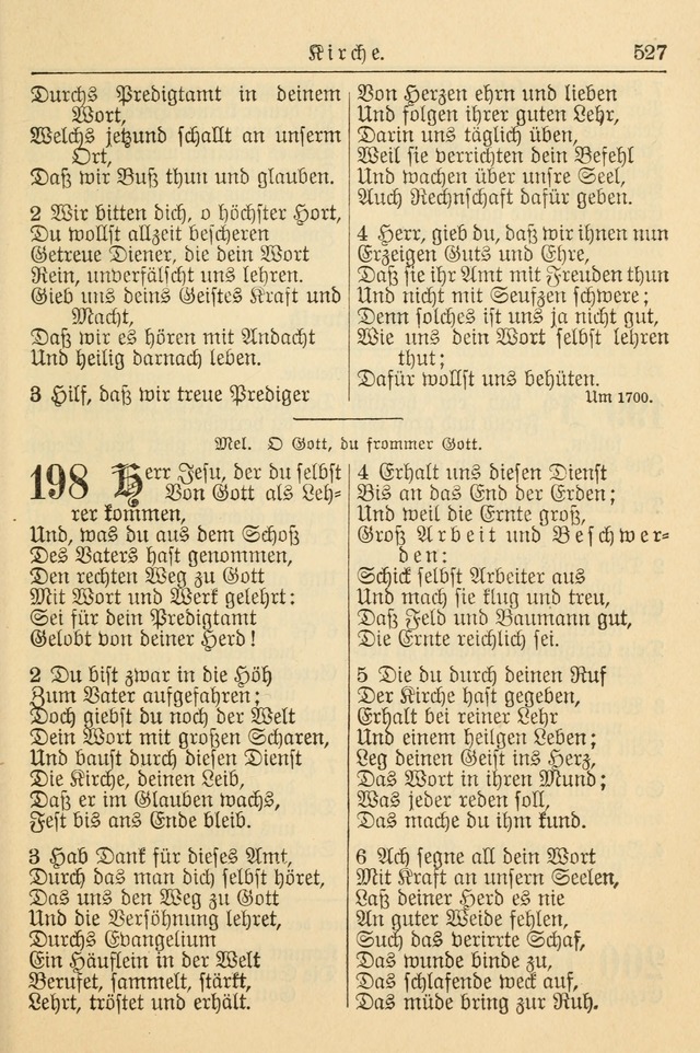 Kirchenbuch für Evangelisch-Lutherische Gemeinden page 527