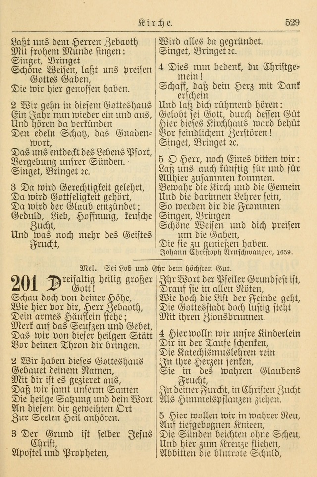 Kirchenbuch für Evangelisch-Lutherische Gemeinden page 529