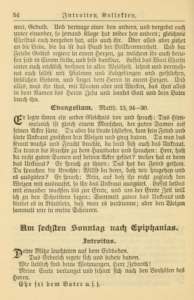 Kirchenbuch für Evangelisch-Lutherische Gemeinden page 54