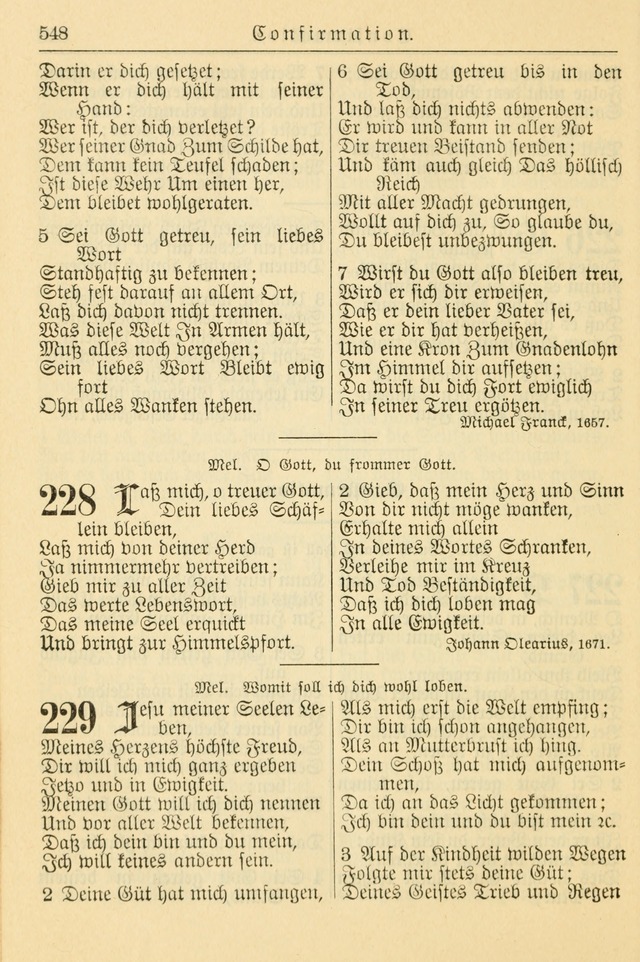 Kirchenbuch für Evangelisch-Lutherische Gemeinden page 548