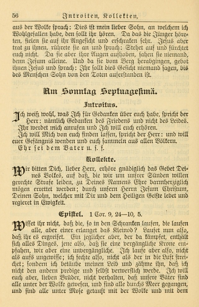 Kirchenbuch für Evangelisch-Lutherische Gemeinden page 56