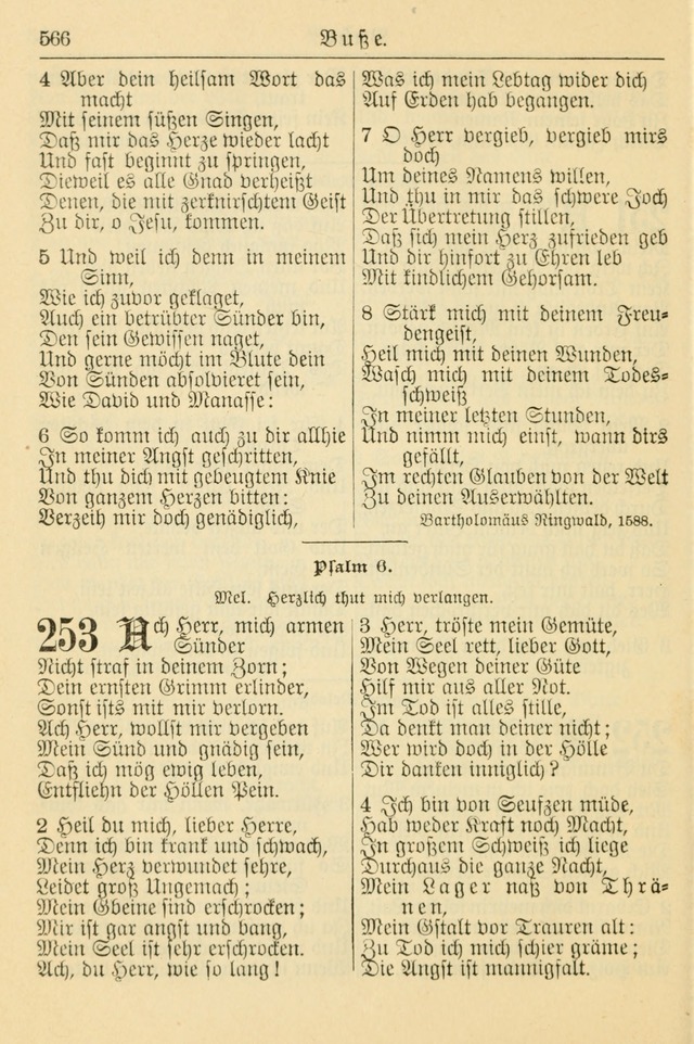 Kirchenbuch für Evangelisch-Lutherische Gemeinden page 566