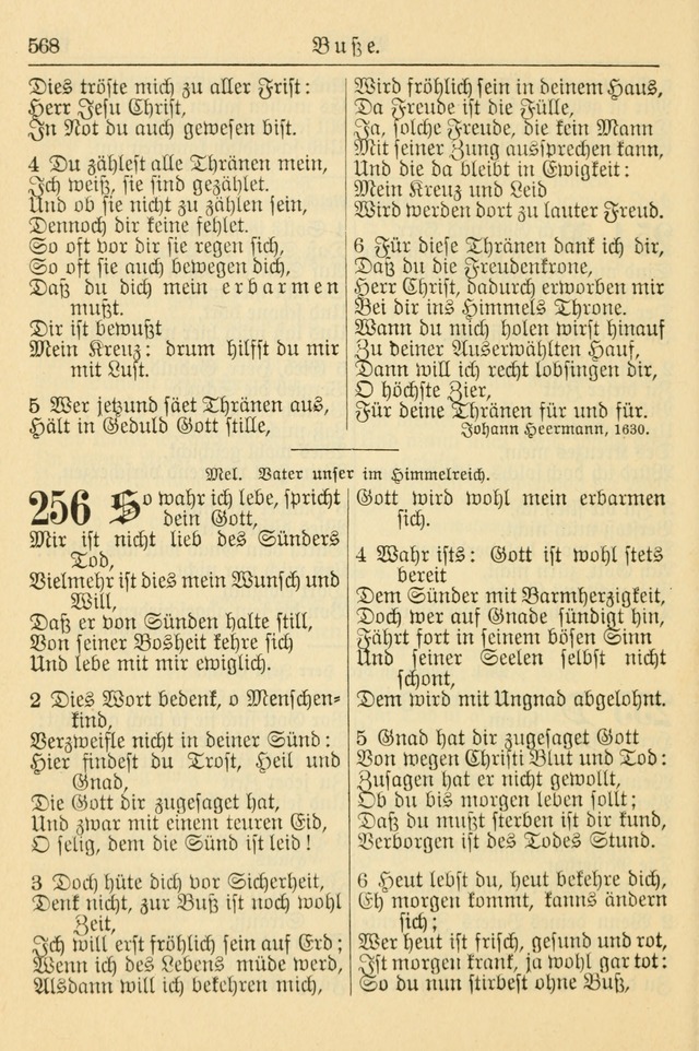 Kirchenbuch für Evangelisch-Lutherische Gemeinden page 568