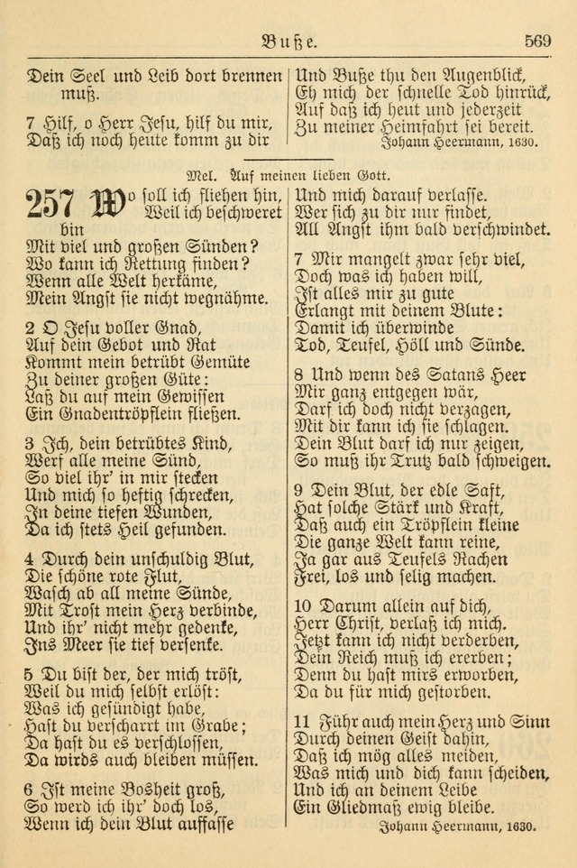 Kirchenbuch für Evangelisch-Lutherische Gemeinden page 569