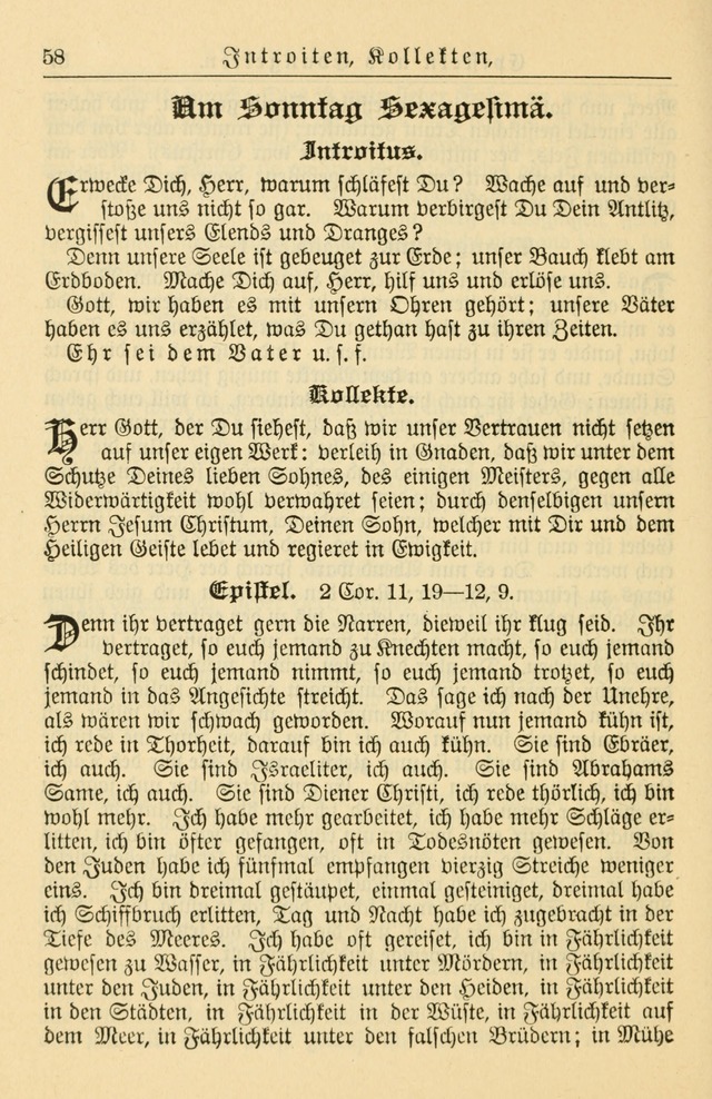 Kirchenbuch für Evangelisch-Lutherische Gemeinden page 58