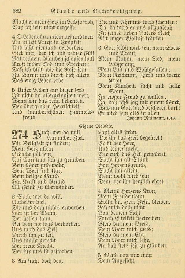 Kirchenbuch für Evangelisch-Lutherische Gemeinden page 582