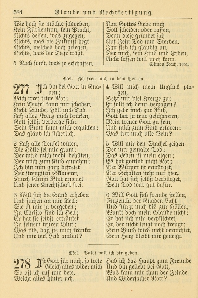 Kirchenbuch für Evangelisch-Lutherische Gemeinden page 584