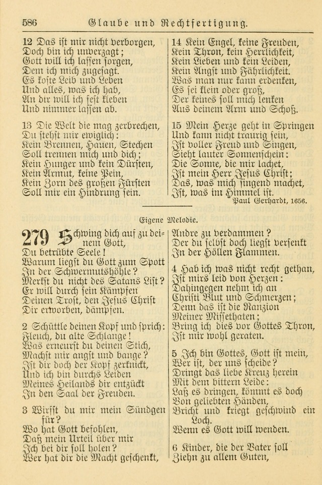 Kirchenbuch für Evangelisch-Lutherische Gemeinden page 586