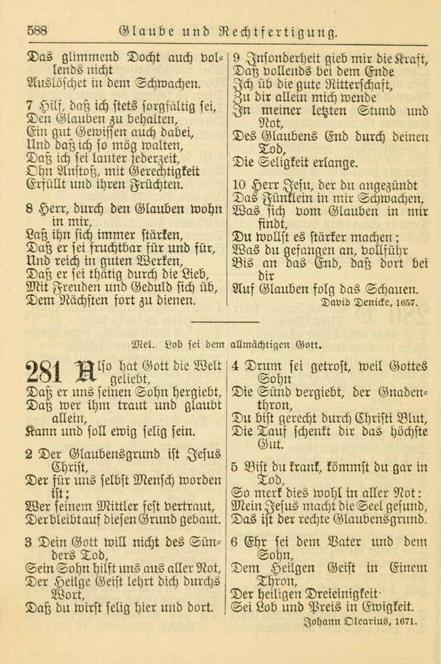 Kirchenbuch für Evangelisch-Lutherische Gemeinden page 588