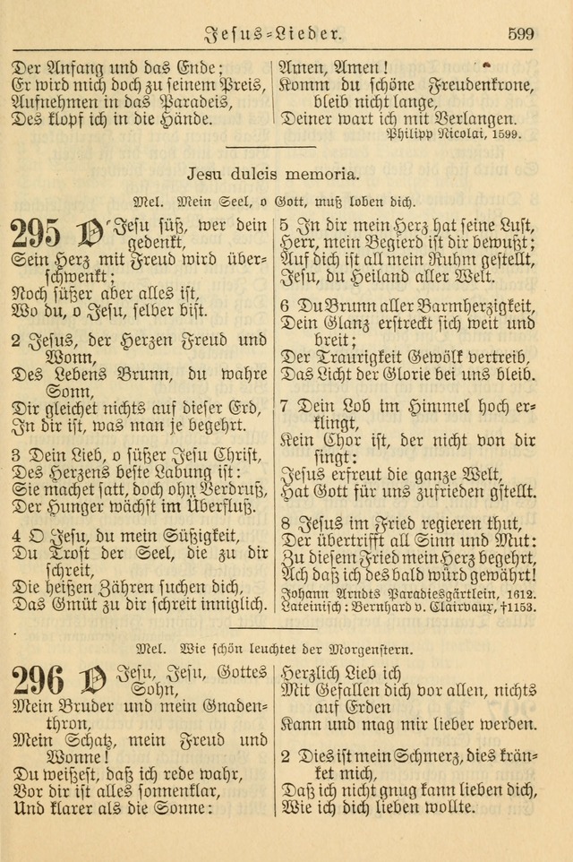 Kirchenbuch für Evangelisch-Lutherische Gemeinden page 599