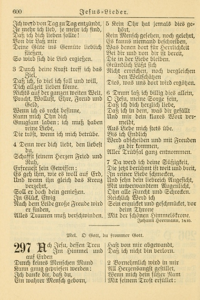 Kirchenbuch für Evangelisch-Lutherische Gemeinden page 600