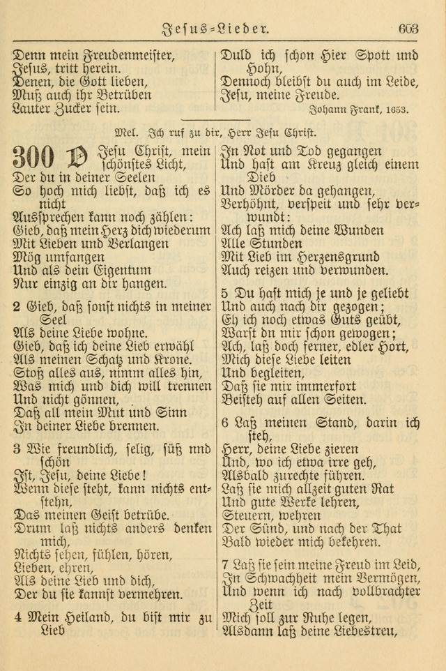 Kirchenbuch für Evangelisch-Lutherische Gemeinden page 603