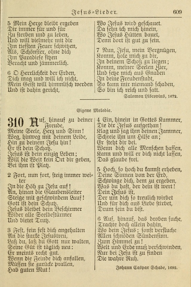 Kirchenbuch für Evangelisch-Lutherische Gemeinden page 609