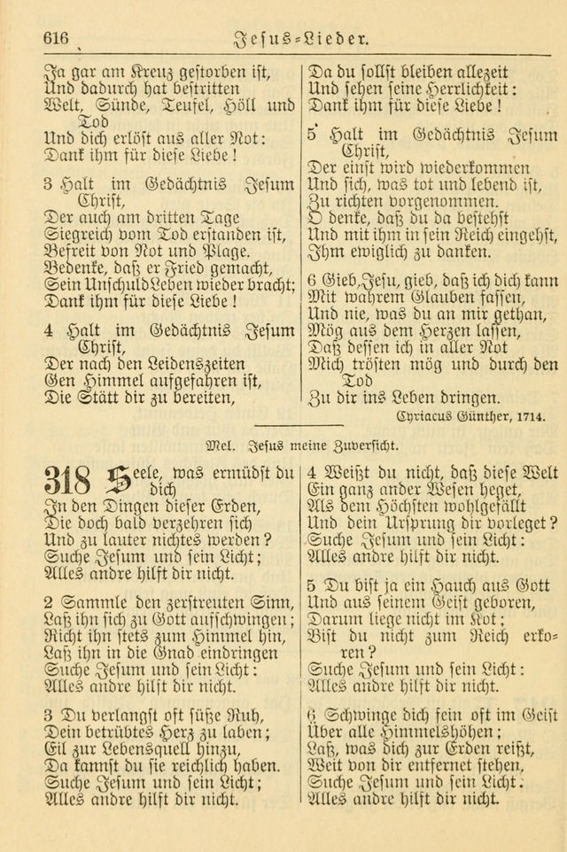 Kirchenbuch für Evangelisch-Lutherische Gemeinden page 616