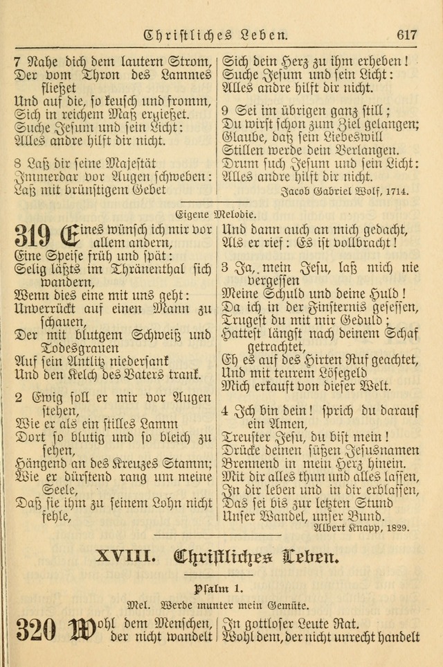 Kirchenbuch für Evangelisch-Lutherische Gemeinden page 617