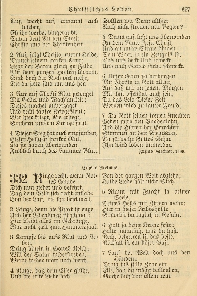 Kirchenbuch für Evangelisch-Lutherische Gemeinden page 627